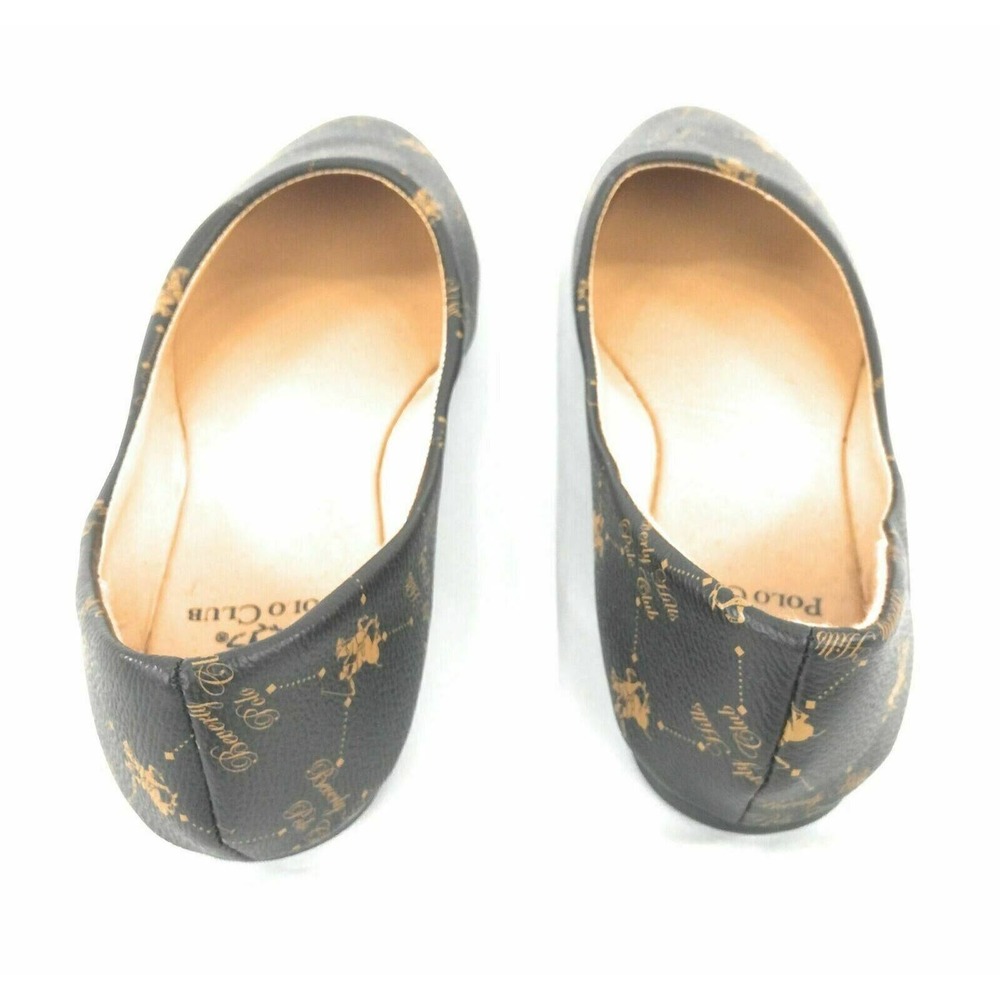 Beverly Hills Polo Club Women's Brown Slip On Flats Size 7 - Picture 8 of 12